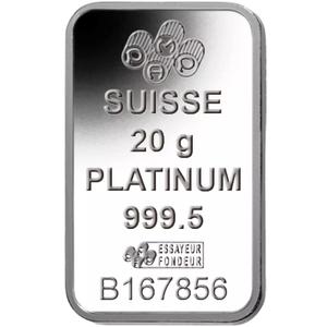 Switzerland / Platinum Twenty Grams Bar - PAMP Fortuna - obverse photo