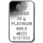 Platinum Twenty Grams Bar - PAMP Fortuna: Photo Coin, Switzerland, Platinum Twenty Grams Bar - PAMP Fortuna / thumbnail