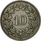 Ten Centimes (Rappen) 1954: Photo Coin, Switzerland, 10 Rappen 1954 / thumbnail