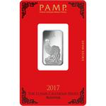 Silver Ten Grams Bar 2017 Year of the Rooster: Photo Coin, Switzerland, Silver Ten Grams Bar 2017 Year of the Rooster / thumbnail
