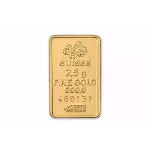 Switzerland / Gold Two and a Half Grams Bar - PAMP Fortuna - reverse photo