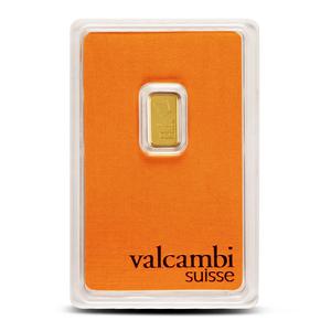 Switzerland / Gold Gram Bar - Valcambi - reverse photo