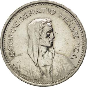 Switzerland / Five Francs 1970 - obverse photo
