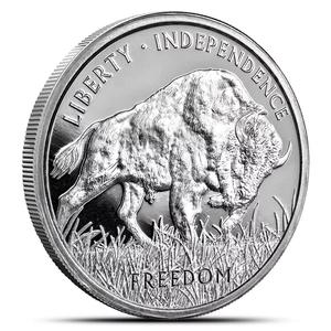 Switzerland / Silver Ounce Round - Buffalo - reverse photo