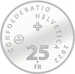 Twenty-five Francs 2022 Platinum: Photo Platinum, Pt proof / thumbnail