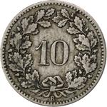Ten Centimes (Rappen) 1894: Photo Coin, Switzerland, 10 Rappen 1894 / thumbnail
