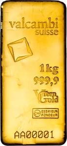 Switzerland / Gold Kilo Bar - Valcambi Green Gold - reverse photo
