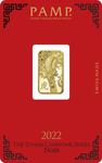 Gold Five Grams 2022 PAMP Year of the Tiger: Photo Coin, Switzerland, Gold Five Grams 2022 PAMP Year of the Tiger / thumbnail