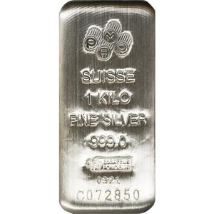 Switzerland / Silver Kilo Bar - PAMP Cast - reverse photo