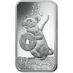 Silver Ounce Bar 2020 Year of the Rat: Photo Coin, Switzerland, Silver Ounce Bar 2020 Year of the Rat / thumbnail
