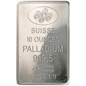 Switzerland / Palladium Ten Ounces Bar - PAMP Fortuna - obverse photo