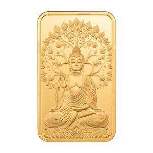 Switzerland / Gold Five Grams Bar (2025) The Buddha - reverse photo