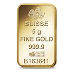 Gold Five Grams Bar - PAMP Fortuna: Photo Coin, Switzerland, Gold Five Grams Bar - PAMP Fortuna / thumbnail