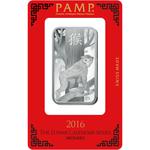 Silver Ounce Bar 2016 Year of the Monkey: Photo Coin, Switzerland, Silver Ounce Bar 2016 Year of the Monkey / thumbnail