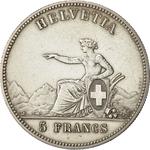 Shooting Thaler 1863: Photo Coin, Switzerland, Shooting Thaler 1863 / thumbnail