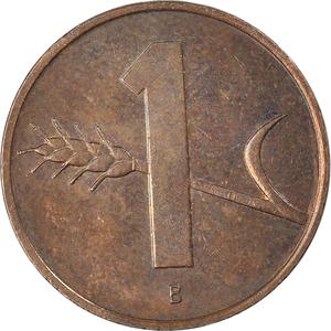 Switzerland / One Centime (Rappen) 1997 - reverse photo