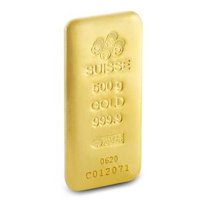 Switzerland / Gold Half Kilo Bar - Cast - obverse photo