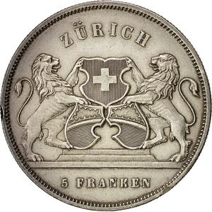 Switzerland / Shooting Thaler 1859 - reverse photo