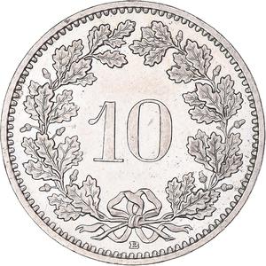 Switzerland / Ten Centimes (Rappen) 2013 - reverse photo