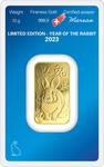Gold Ten Grams 2023 Year of the Rabbit - Argor Heraeus: Photo Coin, Switzerland, Gold Ten Grams 2023 Year of the Rabbit - Argor Heraeus / thumbnail