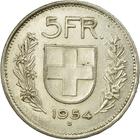 Five Francs 1954: Photo Coin, Switzerland, 5 Francs, 1954 / thumbnail