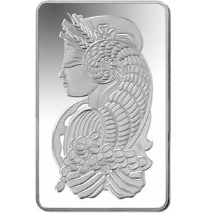 Switzerland / Silver Ten Ounces Bar - PAMP Fortuna - reverse photo