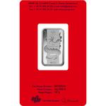 Silver Ten Grams Bar 2012 Year of the Dragon: Photo Coin, Switzerland, Silver Ten Grams Bar 2012 Year of the Dragon / thumbnail