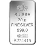 Silver Twenty Grams Bar - PAMP Fortuna: Photo Coin, Switzerland, Silver Twenty Grams Bar - PAMP Fortuna / thumbnail