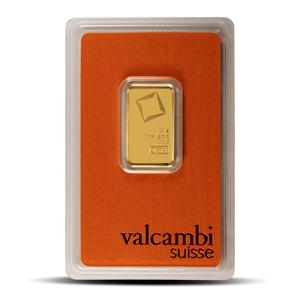 Switzerland / Gold Ten Grams Bar - Valcambi - reverse photo