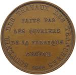 Medal 1848 Travail National: Photo Coin, Switzerland, Medal 1848 Travail National / thumbnail