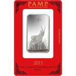 Silver Ounce Bar 2015 Year of the Goat: Photo Coin, Switzerland, Silver Ounce Bar 2015 Year of the Goat / thumbnail