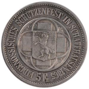 Switzerland / Shooting Thaler 1865 - reverse photo