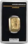 Gold Fifty Grams Cast Bar - Argor Heraeus: Photo Gold Fifty Grams Bar - Argor Heraeus, Cast / thumbnail