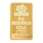 Gold Five Grams Bar - Arabian Falcon: Photo Coin, Switzerland, Gold Five Grams Bar - Arabian Falcon / thumbnail