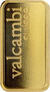 Switzerland / Gold Half Ounce Bar - Valcambi - obverse photo
