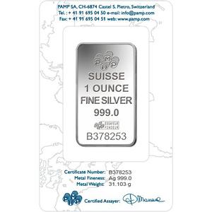 Switzerland / Silver Ounce Bar - PAMP Fortuna - obverse photo