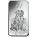 Silver Ten Grams Bar 2018 Year of the Dog: Photo Coin, Switzerland, Silver Ten Grams Bar 2018 Year of the Dog / thumbnail