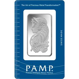 Switzerland / Silver Fifty Grams Bar - PAMP Fortuna - reverse photo