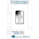 Platinum Half Ounce Bar - PAMP Fortuna: Photo Coin, Switzerland, Platinum Half Ounce Bar - PAMP Fortuna / thumbnail