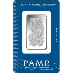 Switzerland / Silver Half Ounce Bar - PAMP Fortuna - reverse photo