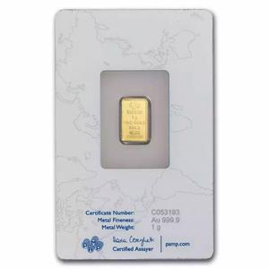 Switzerland / Gold Gram Bar - PAMP Rosa - reverse photo