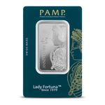 Silver Ounce Bar - PAMP Fortuna 45th Anniversary: Photo Coin, Switzerland, Silver Ounce Bar - PAMP Fortuna 45th Anniversary / thumbnail