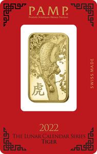 Switzerland / Gold Ounce 2022 PAMP Year of the Tiger - obverse photo
