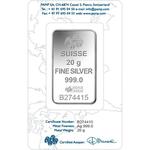 Switzerland / Silver Twenty Grams Bar - PAMP Fortuna - obverse photo