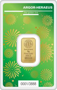 Switzerland / Gold Five Grams 2022 Argor Heraeus Year of the Tiger - obverse photo