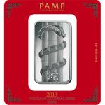 Silver One Hundred Grams Bar 2013 Year of the Snake: Photo Coin, Switzerland, Silver One Hundred Grams Bar 2013 Year of the Snake / thumbnail