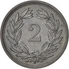 Two Centimes (Rappen), Hutter Design, Zinc: Photo Coin, Switzerland, 2 Rappen 1946