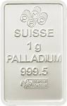 Palladium Gram Bar - PAMP Fortuna: Photo Coin, Switzerland, Palladium Gram Bar - PAMP Fortuna / thumbnail