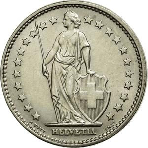 Switzerland / Two Francs 1968 - obverse photo