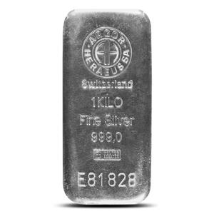 Switzerland / Silver Kilo Bar - Argor-Heraeus, Cast - reverse photo